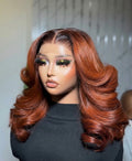 14-inch Raw Donor Bounce Wig – Colour 350 with Dark Roots