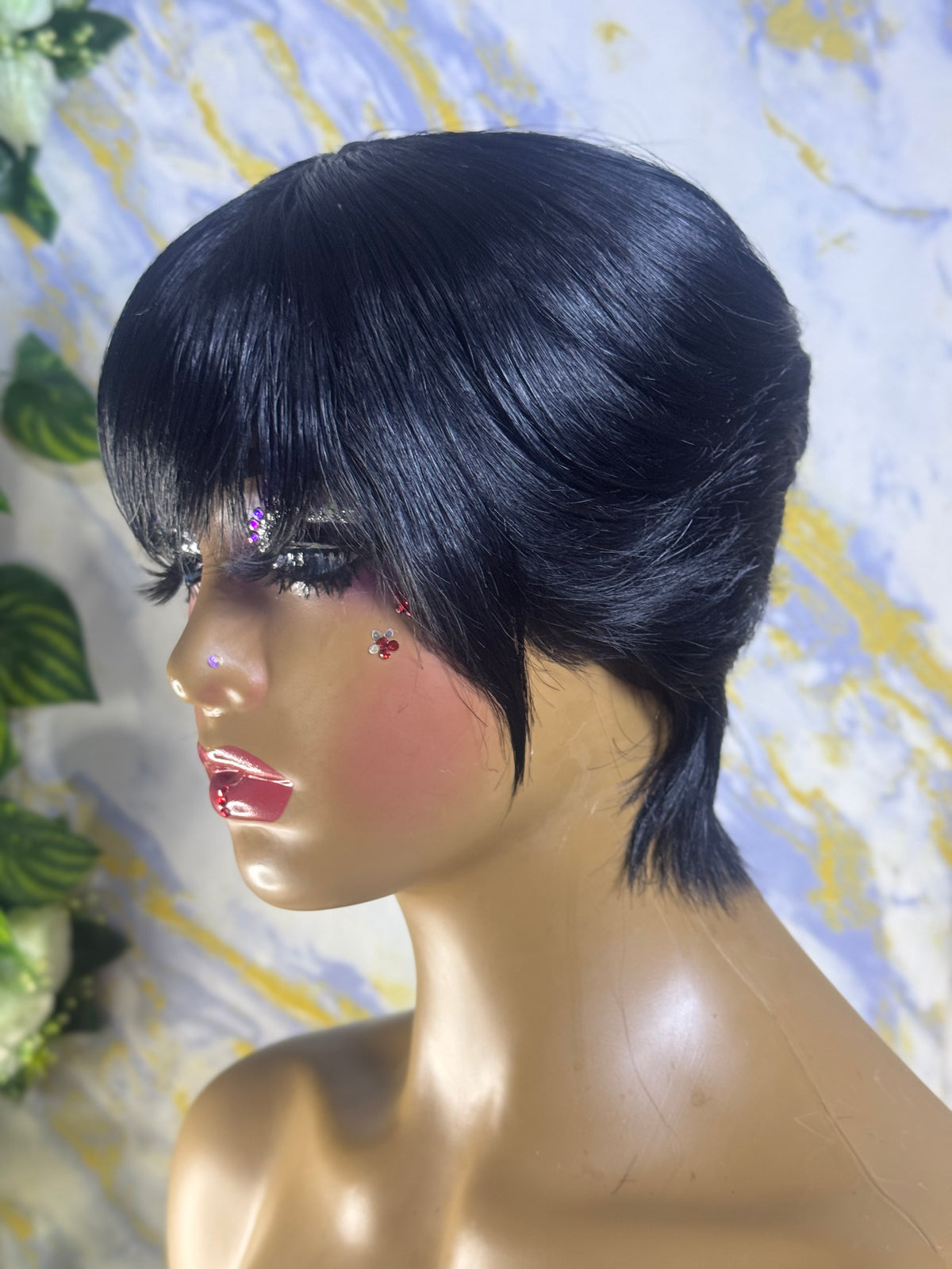 Skull Cap Human Hair Wig